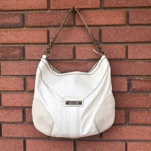 White faux leather Simply Vera Wang purse
